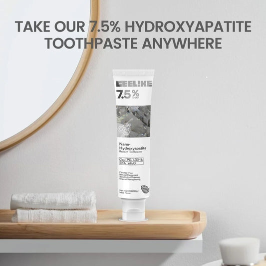Sage Relief™ CEELIKE Fluoride-Free Hydroxyapatite Toothpaste | Gentle Enamel Care | Fresh Breath with Mild Mint | 4.23 OZ (120ml)