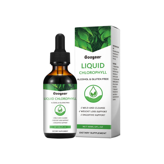 Sage Relief™ Googeer Liquid Chlorophyll Drops – 1500mg | 60ml (2 fl oz) | Liquid Detox, Energy & Immunity Support